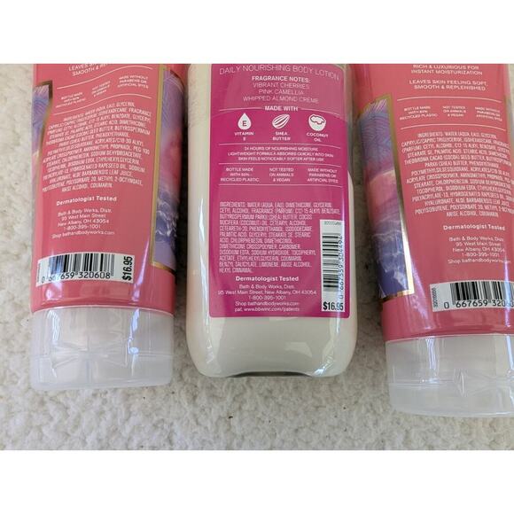 8 Oz - Bath & Body Works Perfect in Pink Daily Nourishing Body Lotion-PRIORITY - Picture 4 of 7